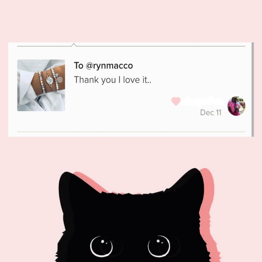 4 Piece Marble/Gold Bracelet Set - Picture 4 of 4